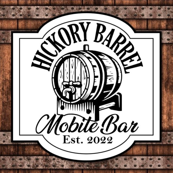 Hickory Barrel Mobile Bar